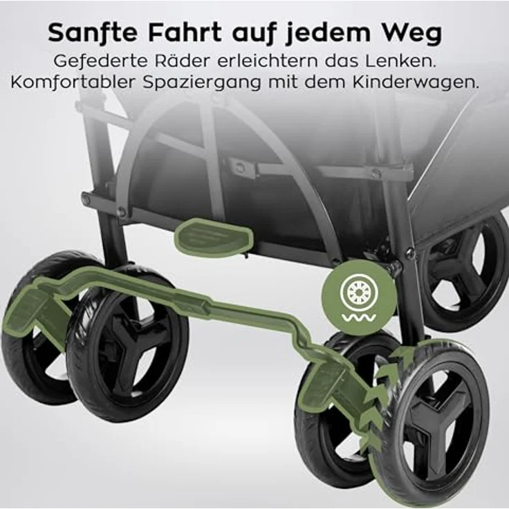 TULANO Kinderwagen Davos 35, Kombikinderwagen mit kompakt Design und Extras, rosa – Bild 8
