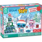 Funko Bitty Pop! Countdown Calendar: Stitch Holiday Adventskalender mit 24 Sammelfiguren aus Vinyl für Kinder ab 3 Jahren