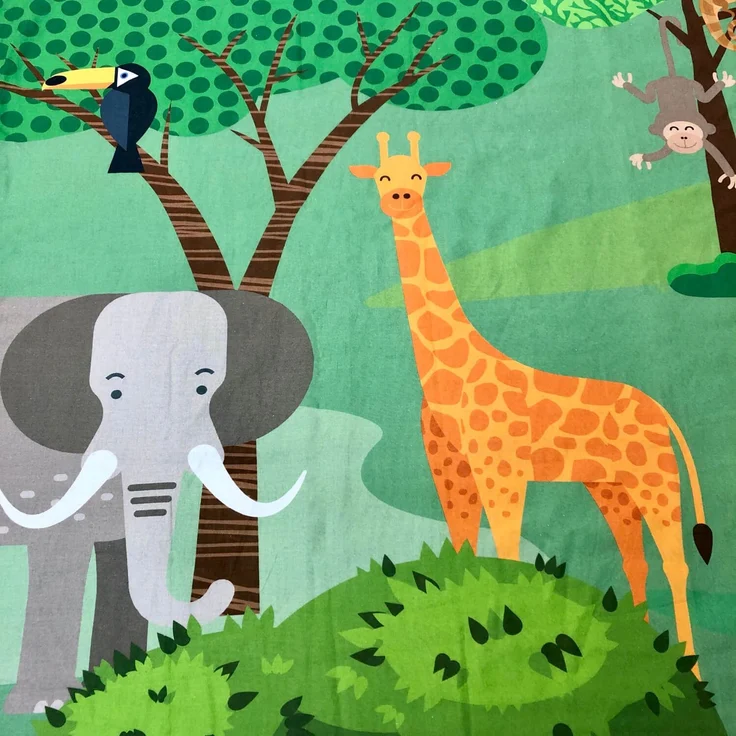 Zoo Bettwäsche Digitaldruck ESPiCO Sleep and Dream 135 x 200 + 80 x 80 cm – Bild 7