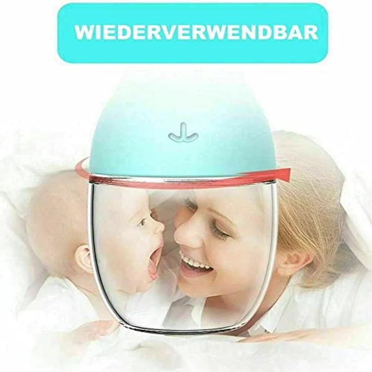 NASESANFT Baby Nasensauger Nasensekretsauger Nasenreiniger Nasenschleim Nasen Schleim Sauger Nasensekretabsauger Sanft – Bild 5
