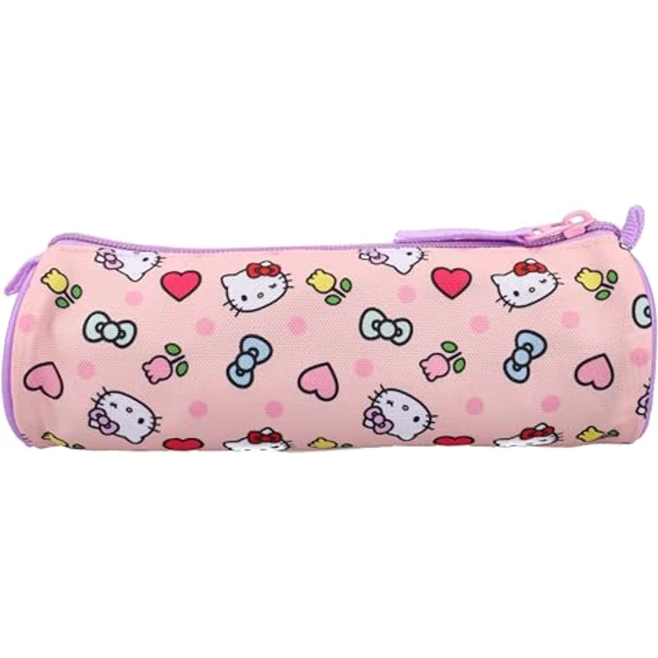 Hello Kitty Federmäppchen Sweet Charm, 7 x 21 x 7 cm, farbenfrohes Design – Bild 4