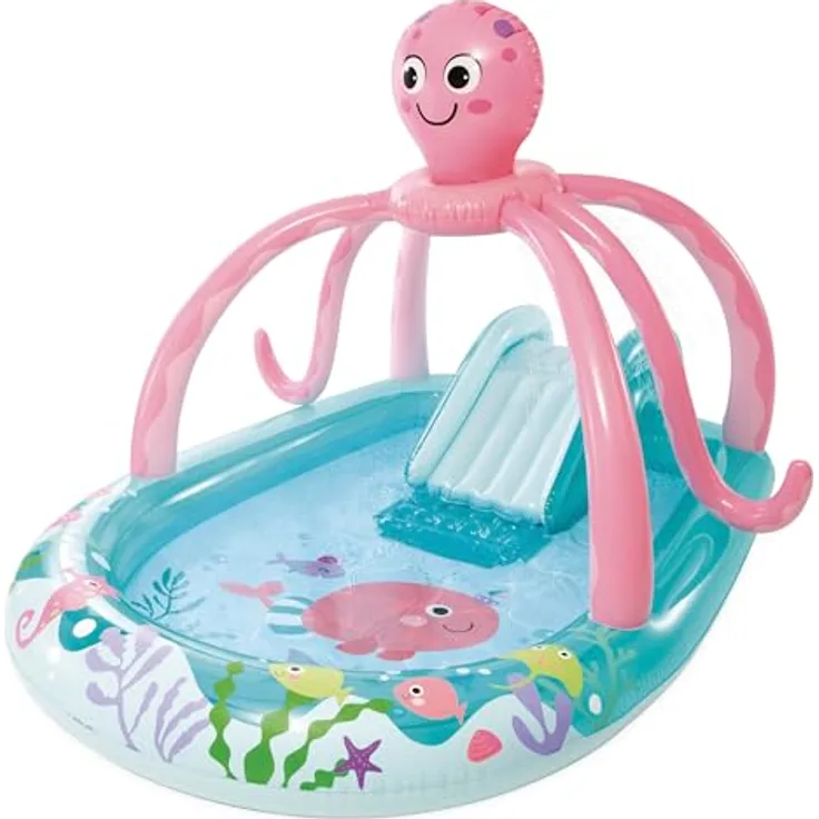 Intex Play Center Octopus, aufblasbares Planschbecken für Kinder, 229 L
