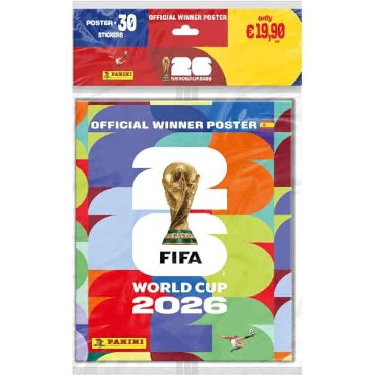 Panini 2026 FIFA World Cup Sticker Gewinner Set DE, Sammelkarten, ab 12 Jahren – Bild 1