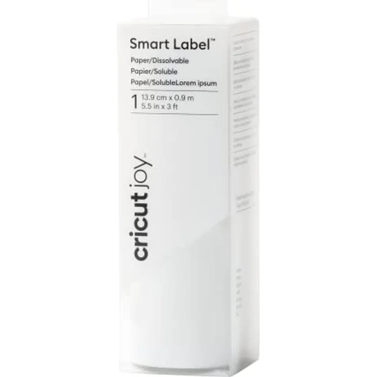 Cricut Smart Label Papier (Auflösbar) | Weiß | 14cm x 0,9m (5,5" x 36") | Für Cricut Joy – Bild 4