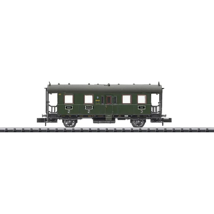 MiniTrix 18962 N Personenwagen BCi der DRB Gruppenverwaltung Bayern, Modell mit Kurzkupplung, 74 mm Länge über Puffer