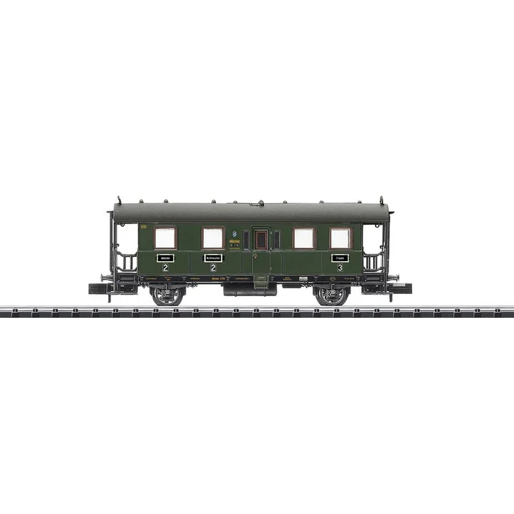 MiniTrix 18962 N Personenwagen BCi der DRB Gruppenverwaltung Bayern, Modell mit Kurzkupplung, 74 mm Länge über Puffer – Bild 1