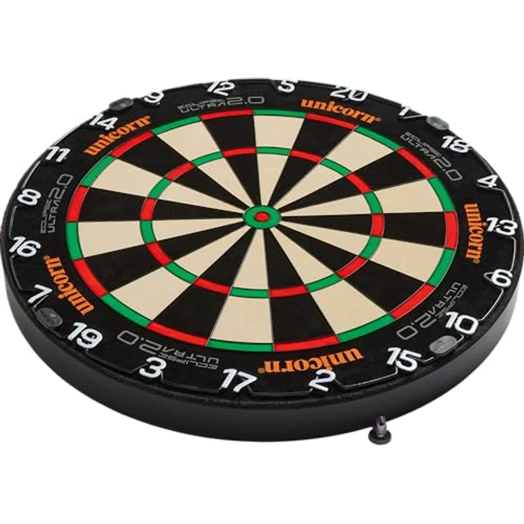 Unicorn Eclipse Ultra 2.0, Dartscheibe mit Abyss Printed Seamless Playing Surface, Black Venom Spider und Unilock Levelling System, 18 Zoll – Bild 4