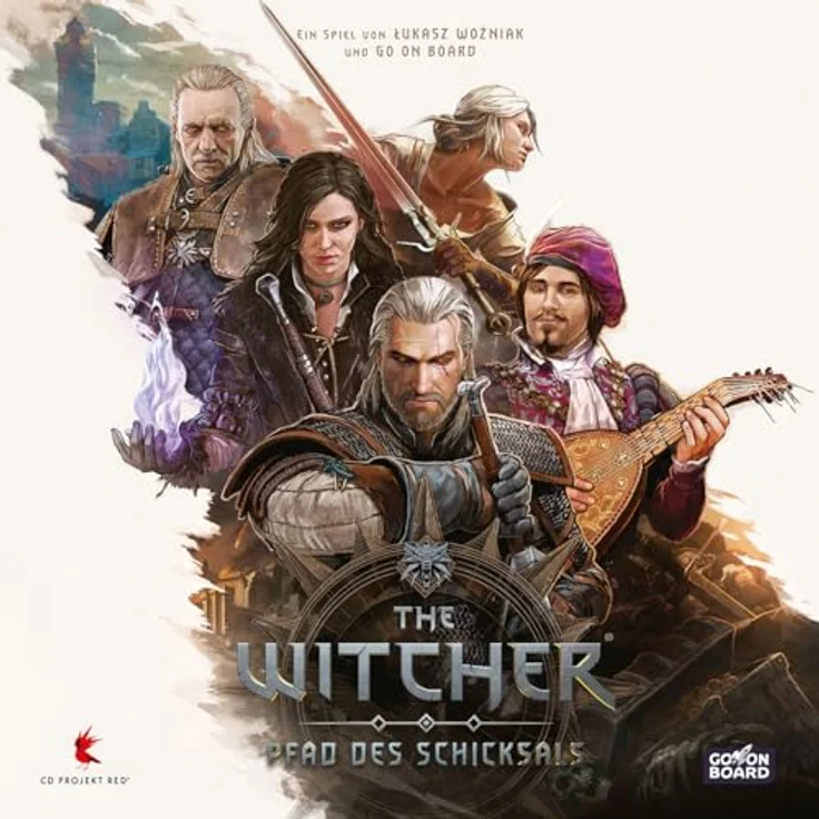 Go On Board The Witcher: Pfad des Schicksals (Deluxe-Edition), Kennerspiel mit 13 Miniaturen, 1-5 Spieler, ab 14 Jahren, Deutsch – Bild 2