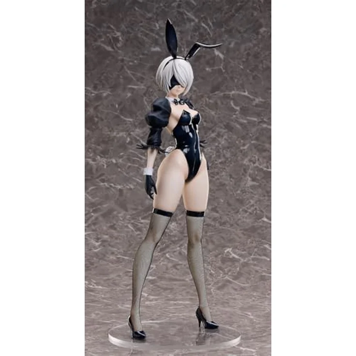FREEing NieR Automata Ver. 1.1a 2B [Yoruha 2 Typ B] Bunny Ver., 1/4 Maßstab Sammelfigur aus Kunststoff mit Podest, ca. 19,75 Zoll hoch – Bild 2