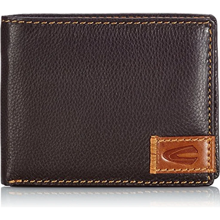 camel active California Herren Geldbörse Querformat Leder Mittelgroß Braun – Bild 1