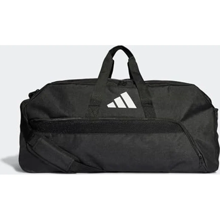 adidas Sportswear Sporttasche TIRO L DUFFLE L BLACK/WHITE, Kindersporttasche mit U-förmigem Reißverschluss und Mesh-Fach – Bild 4