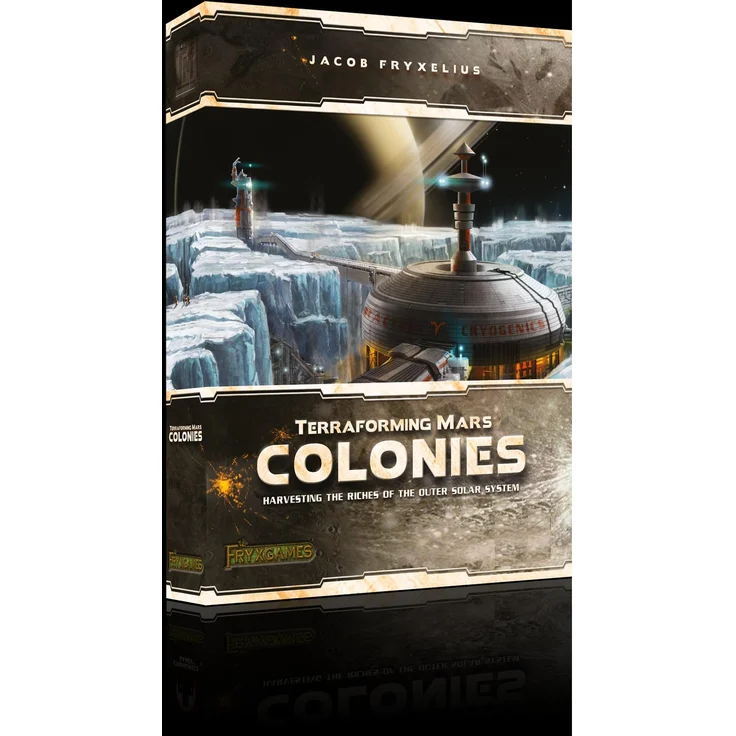 FryxGames Colonies, strategisches Brettspiel im Terraforming Mars Universum, für 1-5 Spieler, englische Version, ab 12 Jahren