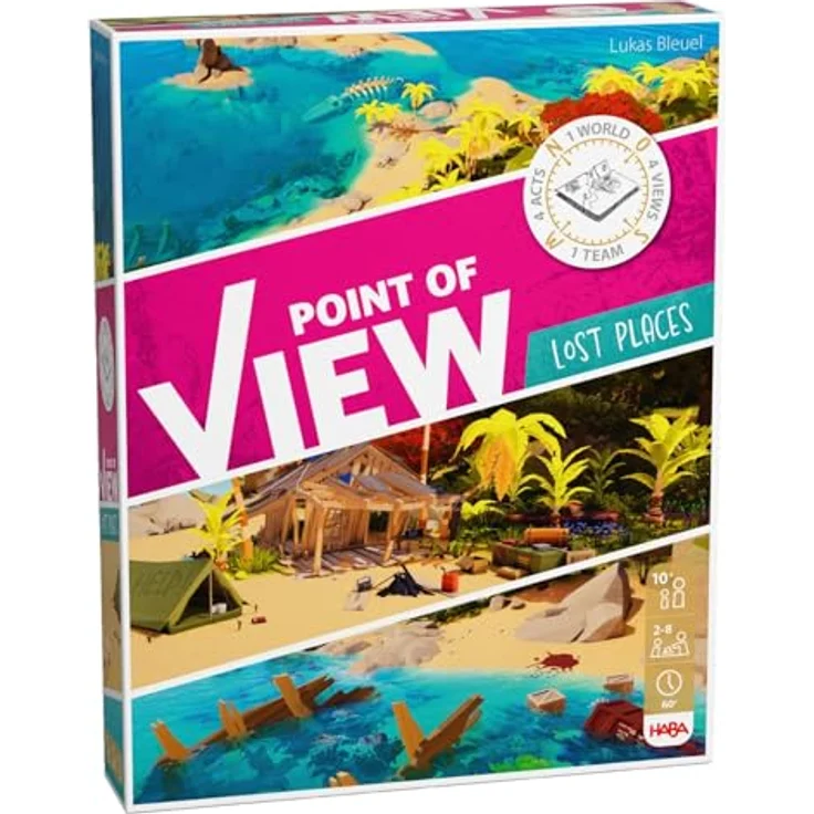 HABA Point of View: Lost Places Brettspiel - Gemeinsam Rätsel lösen - Ab 10 Jahren – Bild 1