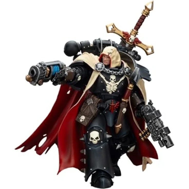 JOYTOY Warhammer 40.000 Chaos Space Marines The Fallen Lord Cipher, 1:18 Maßstab Figur mit feinen Details und militärischem Design – Bild 1