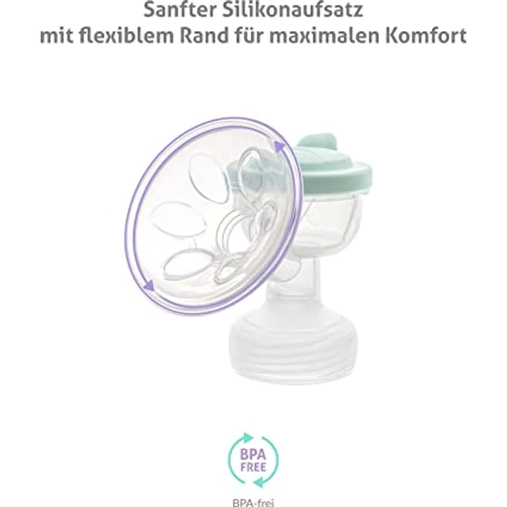 TrueLife Nutrio BP Electric Double, Elektrische Doppelmilchpumpe mit MilkFlowStimulation-Technologie, BPA-frei, ultra-leise, wiederaufladbar (Silikon Schnuller inklusive) – Bild 4