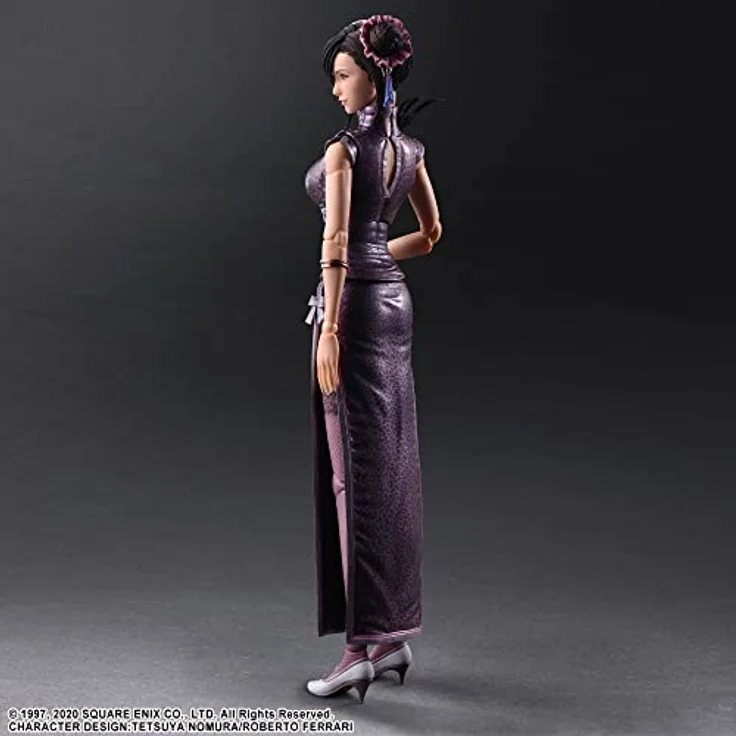 SquareEnix Final Fantasy VII Remake Play Arts Kai Actionfigur Tifa Lockhart Sporty Dress Ver., 25 cm, detailgetreue Sammlerfigur – Bild 8