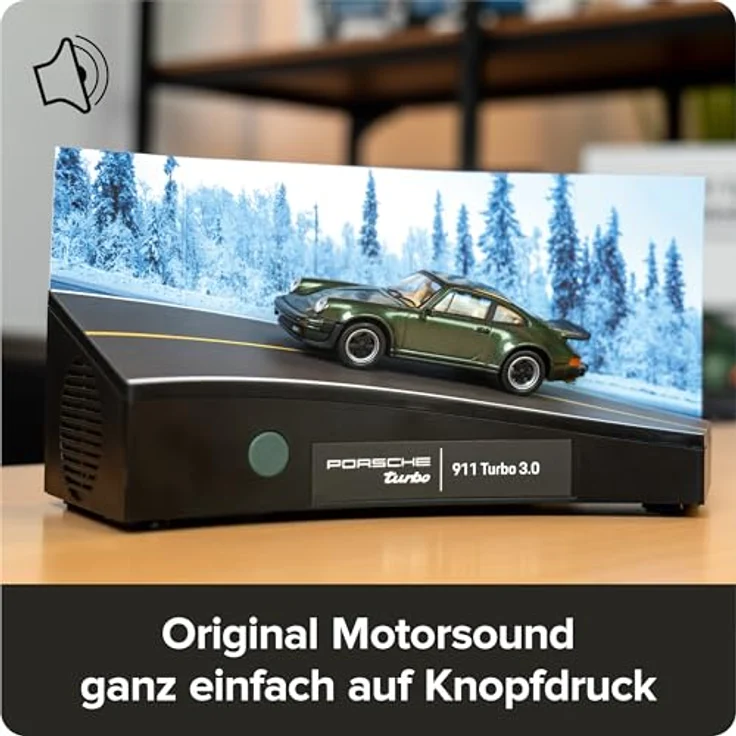 Franzis Verlag Adventskalender Bausatz Porsche 911 Turbo, Maßstab 1:43 in Oakgreen mit Begleitbuch, für Altersklasse ab 14 Jahre – Bild 7