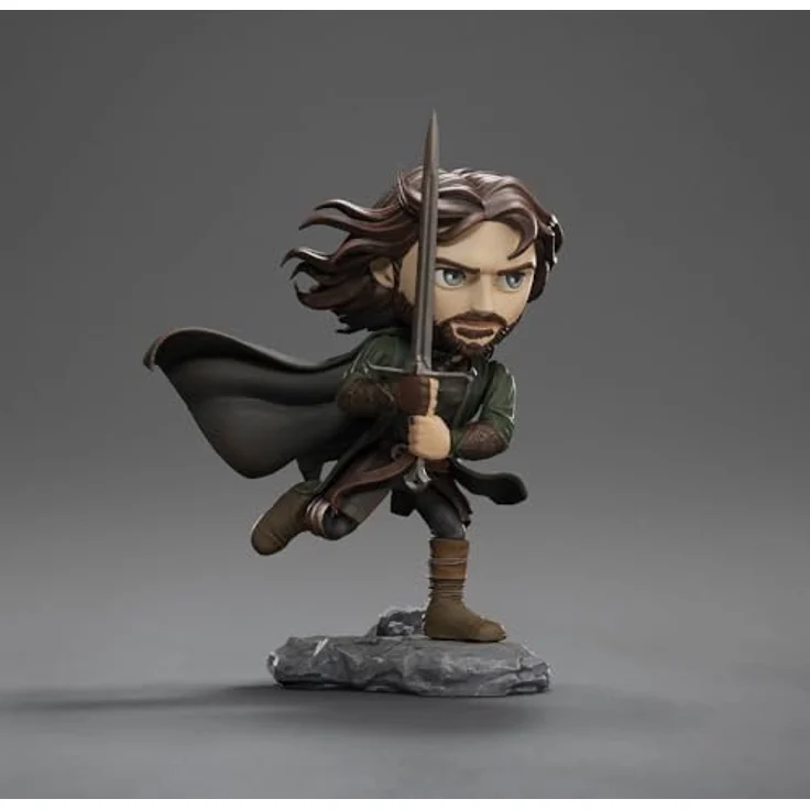 Iron Studios Herr der Ringe Mini Co. Aragorn Figur, 17 cm - Sammelfigur – Bild 3