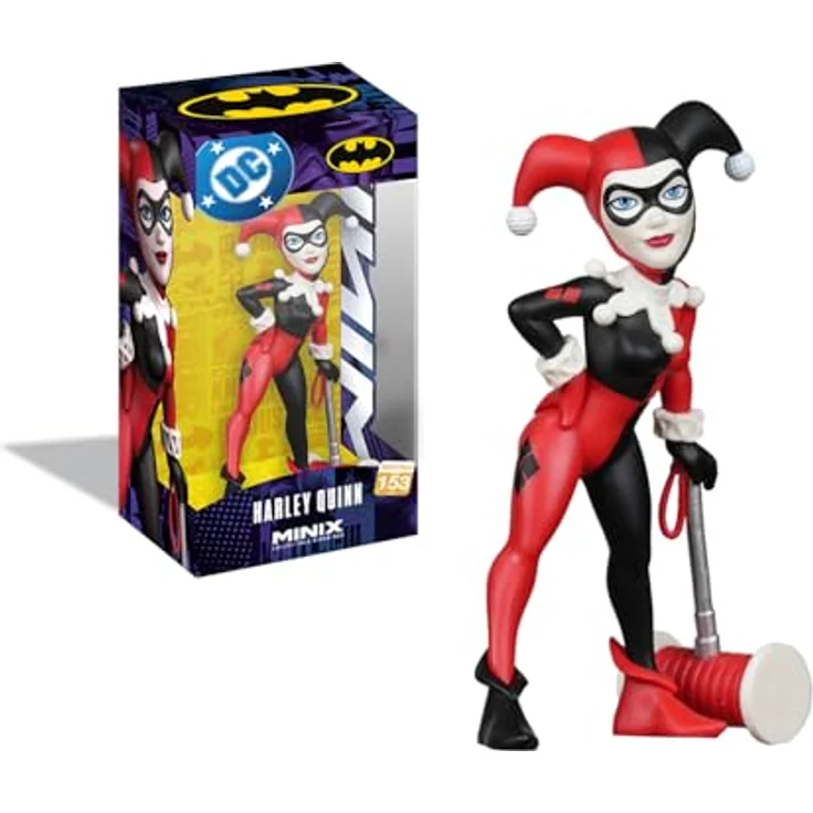 MINIX MINIX – Movies #153 – DC Comics – Harley Quinn mit Hammer, Sammelfigur 12 cm aus PVC, offiziell lizenziert – Bild 2