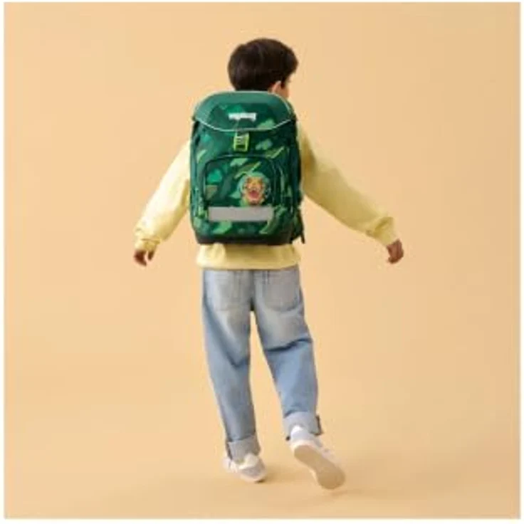 ergobag pack Schulranzen-Set DinosauriBär, flexibles Hauptfach, 22 Liter Volumen, wasserabweisend, mitwachsen mit Your-Size-System – Bild 7