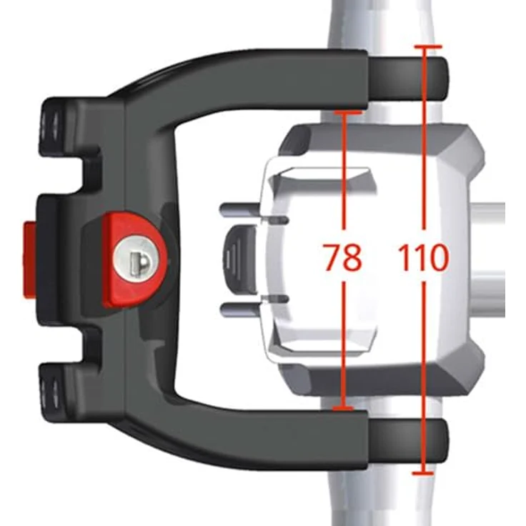 KLICKfix Lenkeradapter E mit Schloss – Bild 3