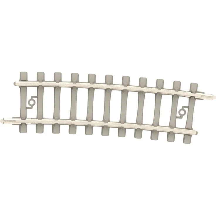 MiniTrix T14514 N Gleis Betonschwelle, gebogen 7,5° für R 4 (362,6 mm), 10 Stück