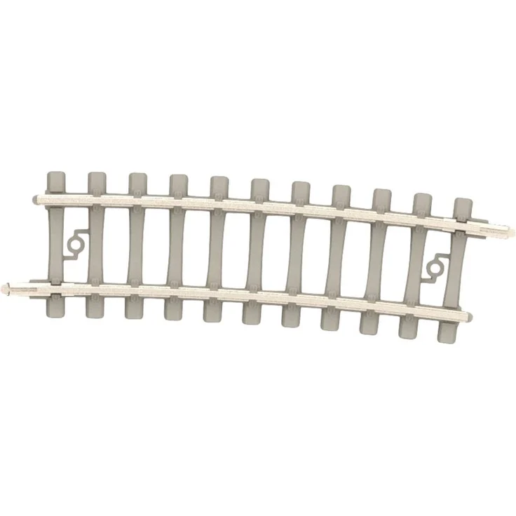 MiniTrix T14514 N Gleis Betonschwelle, gebogen 7,5° für R 4 (362,6 mm), 10 Stück