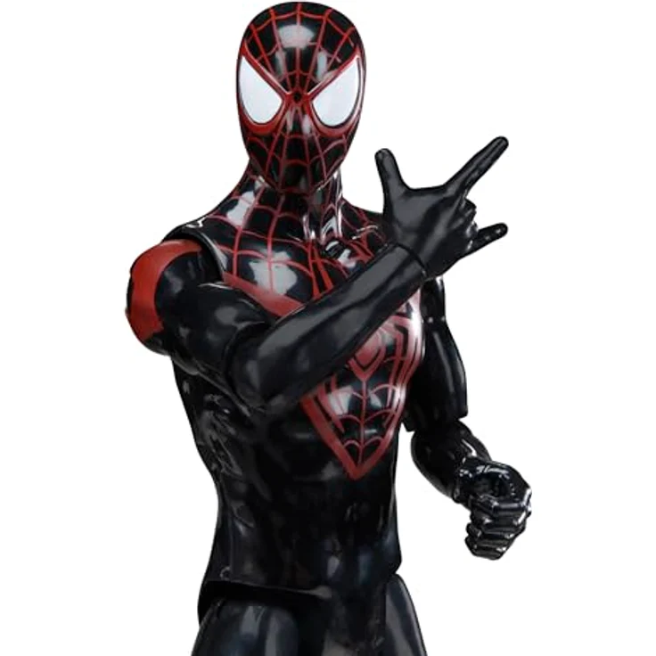 Marvel Spider-Man Titan Serie Miles Morales Action-Figur, 30 cm groß mit 11 beweglichen Punkten, Superhelden-Spielzeug für Kinder ab 4 Jahren – Bild 5