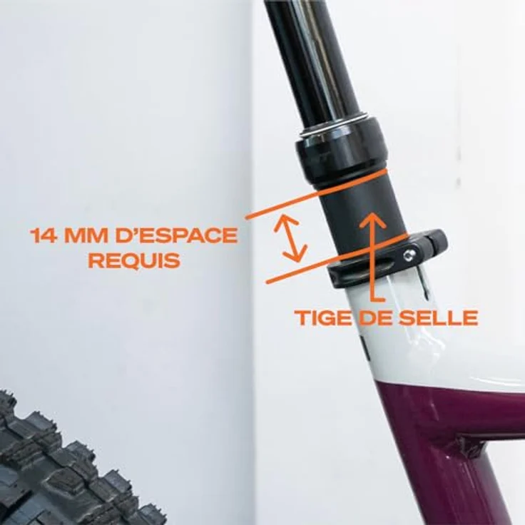 Kids Ride Shotgun Pro Gen2, Velokindersitz für Fahrräder mit ergonomischem Design und robusten Sicherheitsvorrichtungen, schwarz – Bild 4