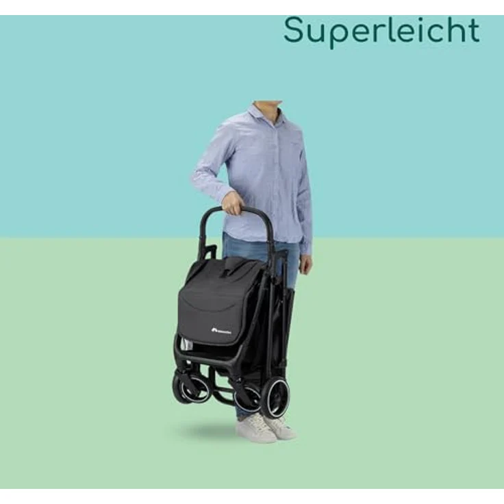 Bebeconfort Azur, Kompakter Kinderwagen Buggy, Leichter Reisebuggy, Automatisch Einhändig Klappbar, Stufenlos Flach Verstellbar, Großer Korb, Mineral Graphite – Bild 5