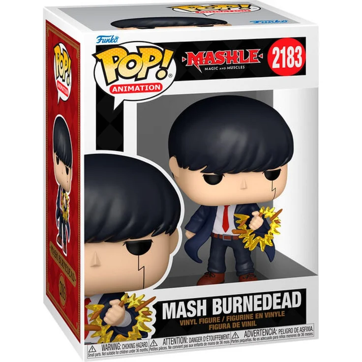 Funko Mashle Funko POP! Movies Vinyl Figur Burnedead (2183), offiziell lizenziert, aus PVC, Sammelfigur