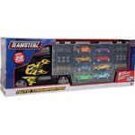 Teamsterz Transporter mit 8 Autos, Spielzeugautos-Set für Kinder ab 3 Jahren, transportabel und sicher