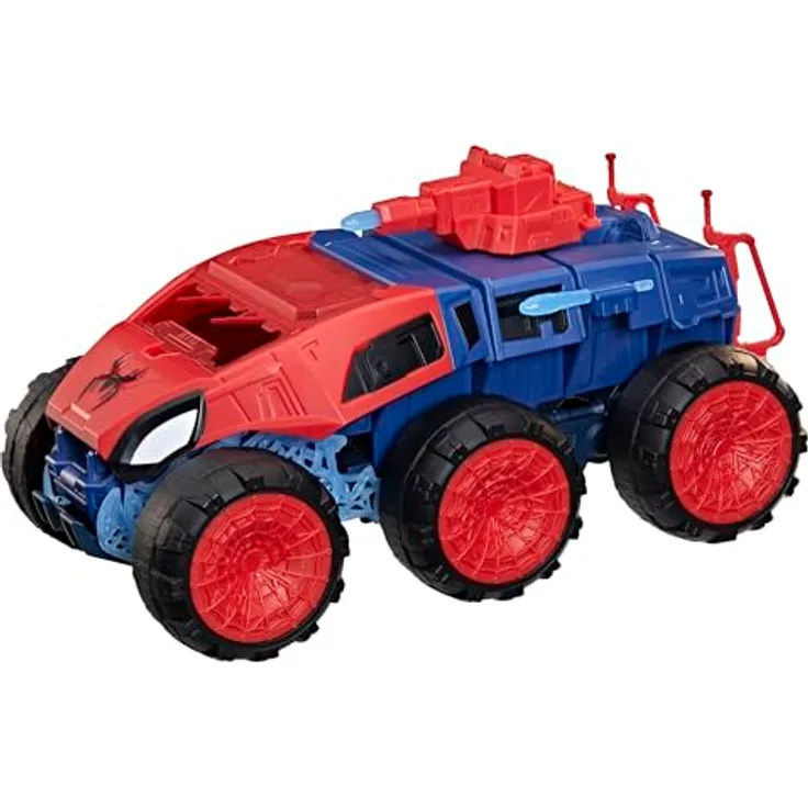 Spider-Man Spider-Man Movie Armored Vehicle, 2-in-1 Super Chompin' Tank mit Projektil-Abschussfunktion und Cockpit für 2 ActionVerse-Figuren