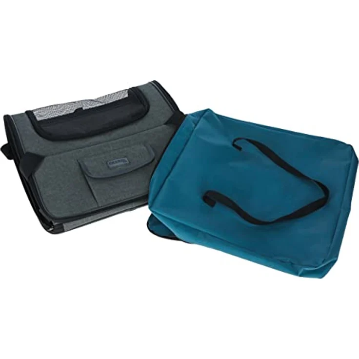 Autositztasche Vacation 44x35x30cm, grau/blau – Bild 5