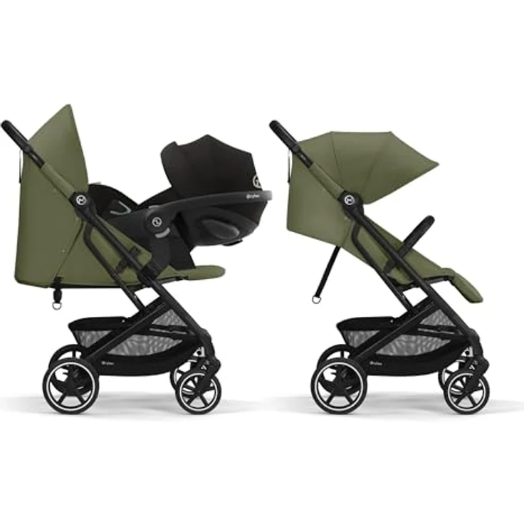Cybex Beezy BLK/Moss Green-khaki PU1, Buggy mit maximalen Komfort und Sicherheit – Bild 4
