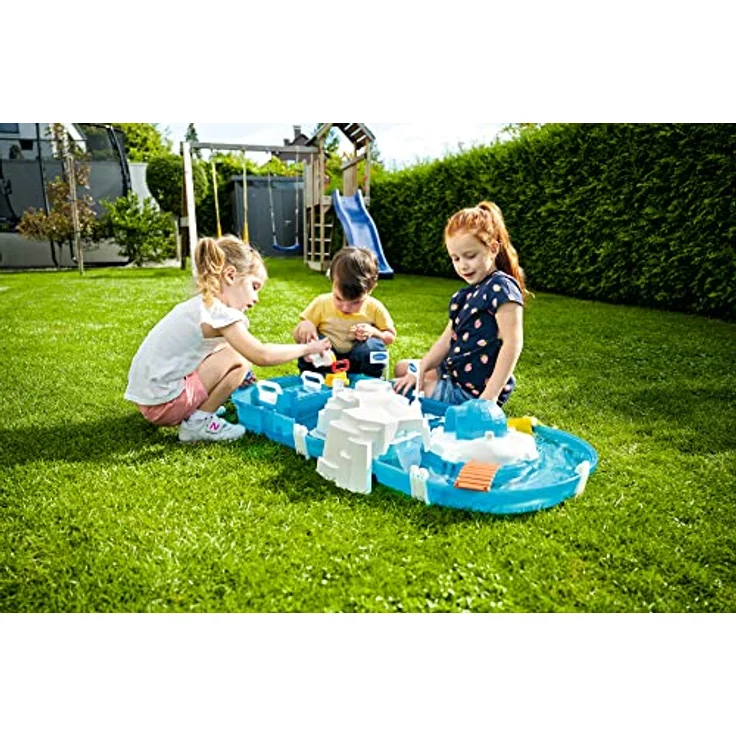Aquaplay 'Waterplay Polar' Wasserstraße, 106 cm x 65 cm x 25 cm, inkl. 1 Containerboot, 2 Spielfiguren – Bild 10