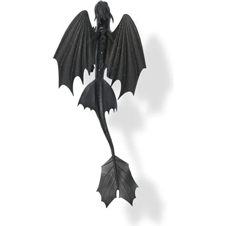 Dreamworks Dragons Ohnezahn, 22cm Drachenfigur mit beweglichen Flügeln und authentischen Details, Spielzeug für Kinder ab 4 Jahren – Bild 4