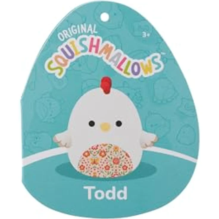 Squishmallows SQCR05418 - Todd der Hahn 30 cm, offizielles Jazwares Plüsch, superweiches Kuscheltier – Bild 5