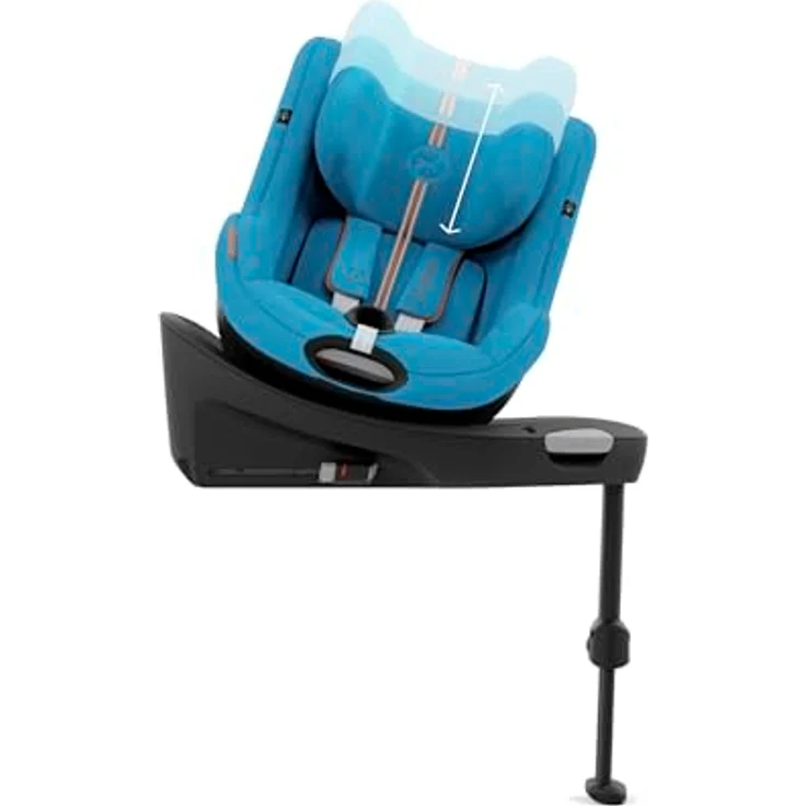 Cybex Sirona G I-Size Plus Reboard Kindersitz für Kinder von 61 cm bis 105 cm, Beach Blue – Bild 7