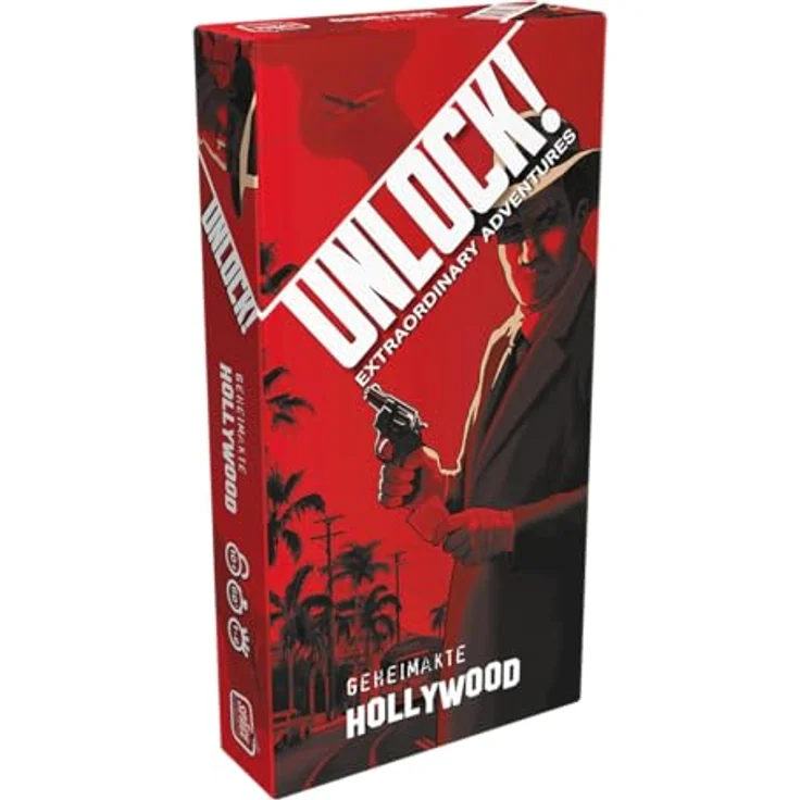 Space Cowboys Unlock! – Geheimakte Hollywood, Brettspiel, 1-6 Spieler, Ab 10+ Jahren, 60 Minuten, Deutsch – Bild 1