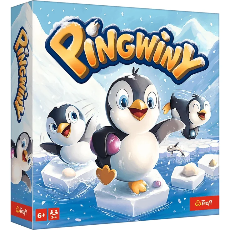 Trefl SPIEL - Pinguine 02827, Kinderfahrzeug aus Kunststoff mit Beleuchtung und Soundfunktionen
