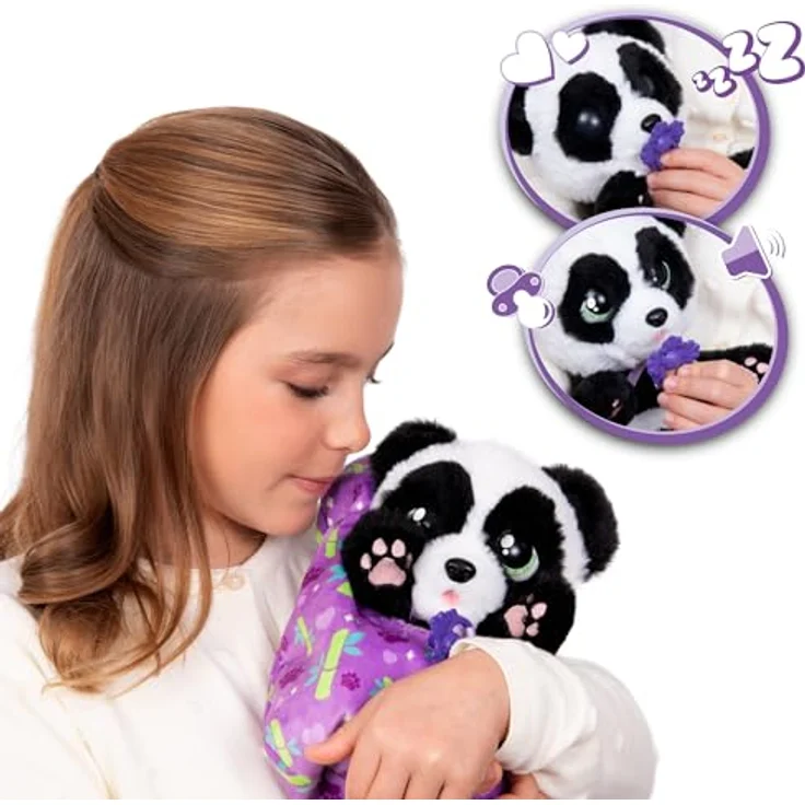 IMC Toys Baby Paws Panda, interaktives Plüschtier mit Ton, für Kinder ab 1,5 Jahren – Bild 8