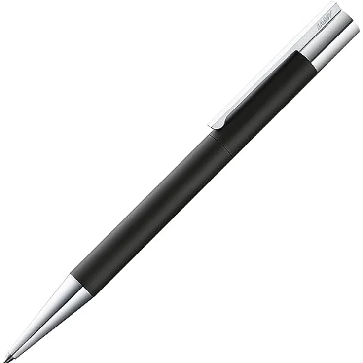 Lamy Kugelschreiber Scala, aus Edelstahl, mattschwarz, präzise technische Detaillösungen – Bild 1