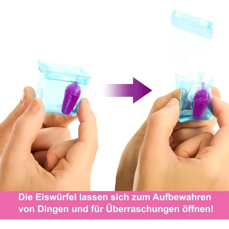 BARBIE Pop Reveal Fruit - Überraschungspuppen mit 8 fruchtigen Überraschungen, inklusive beweglicher Barbie-Puppe mit Erdbeerlimonadenduft und Squishy-Hündchen, ab 3 Jahren, HNW41 – Bild 5