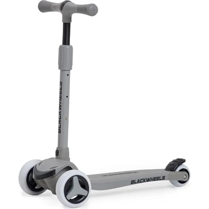BLACKWHEELS Blink Dreirädriger Kinderroller – Klappbar, LED-Leuchträder, Stabil und Komfortabel, Höhenverstellbar, Balance-Lenkung, Geschenkidee, Leicht, ABEC-5