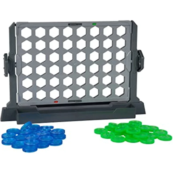 Noris 606064599 - Flip4 - Spiele-Klassiker 4er-Reihe zum Drehen, für Kinder ab 6 Jahre, Strategie-Spiel für 2 Spieler – Bild 5