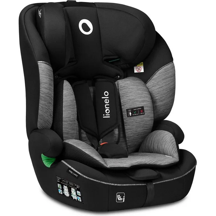 lionelo Autokindersitz LEVI I-SIZE, i-Size / Universell passend, passt in alle Autos, ab: 15 Monaten, bis: 12 Jahre, bis: 18,00 kg, (Set)