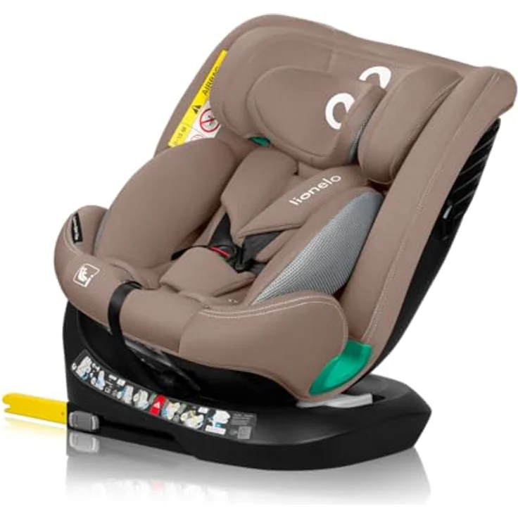 lionelo Autokindersitz BASTIAAN ONE i-SIZE, 4-in-1 Kindersitz mit Dri-Seat, 360 Grad Drehung, i-Size Zulassung, 0-36 kg, (Set) – Bild 2