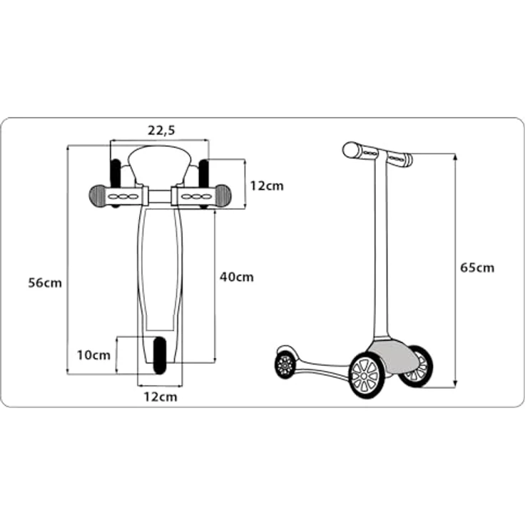 Disney 3 Wheeled Balance Scooter Spider-Man, rot mit Lean-to-Steer-System und rutschfester Trittfläche – Bild 6