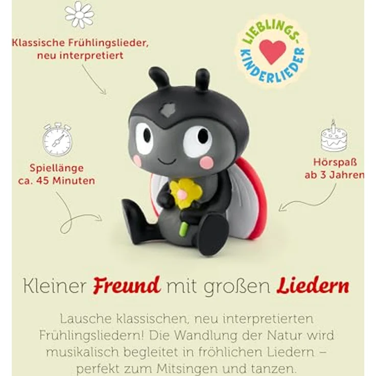 tonies Hörfiguren für Toniebox, 23 Lieblings-Kinderlieder – Frühlingslieder, Kinderlieder ab 3 Jahren, Spielzeit ca. 45 Minuten – Bild 4